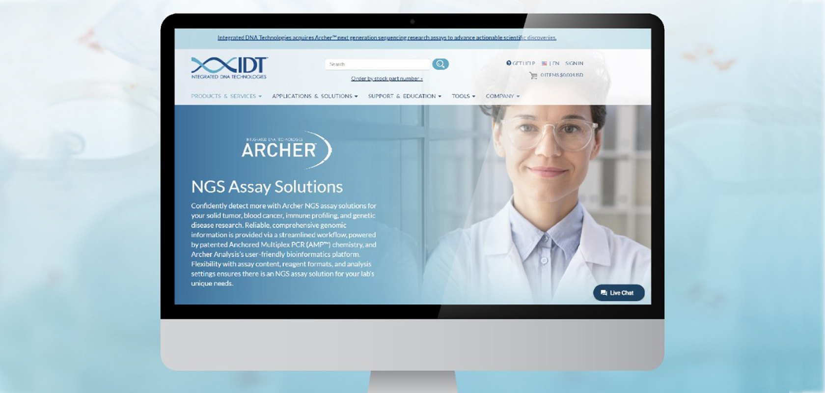 Find Archer assays now on IDT's website! See up-to-date product information